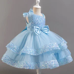 Girl's  Princess Sequined Dress